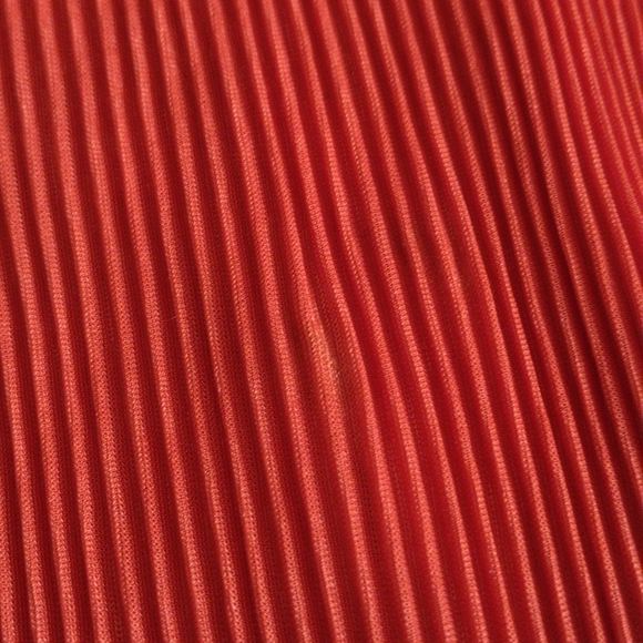 NWOT Sunday In Brooklyn XXS Ridged Orange Sleeveless Dress - Picture 16 of 17